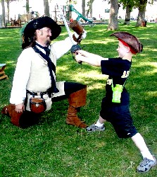 Shannon blocking a parry or something