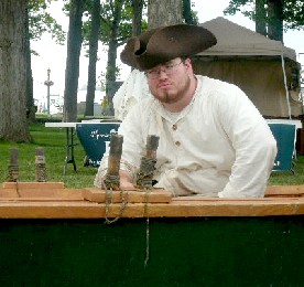 George sad in the Sheep