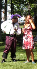 Animated woman & pirate 5