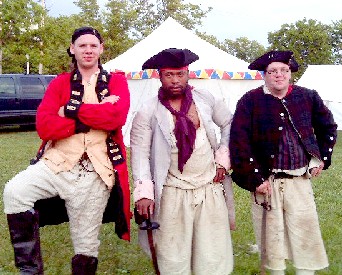 A likely looking crew of pirates