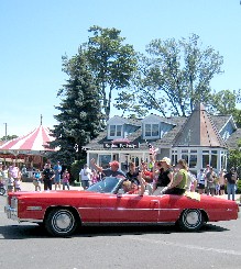 A convertible Cadillac