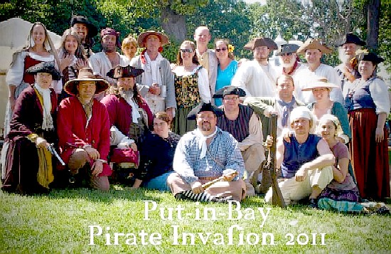 The pirate crew of Put-in-Bay 2011
