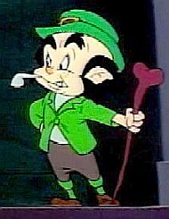 Cartoon leprachaun