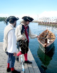 Jim and Michael holding the Sheep