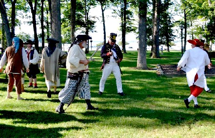 Ty runs away from pirates