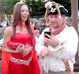 Michael pays for the cape