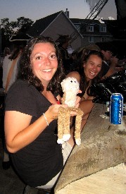 Lob with the bar manager