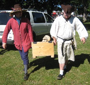 Hauling the surgeon's chest