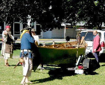 Preparing to unload the Black Sheep