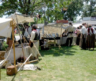 The display encampment