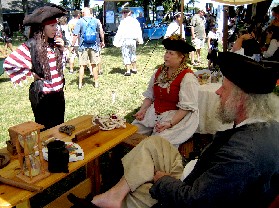 Mark and Jennie at their booth