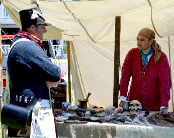 Perry Soldier at Surgeon's Table