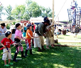 The pullers haul away Joe