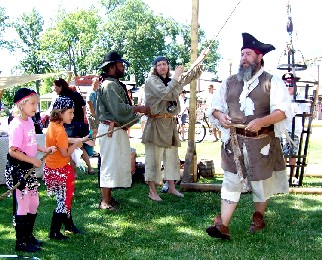 Clint inspects the ranks