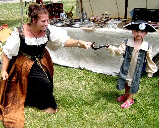 Carla battles Jack the Hook