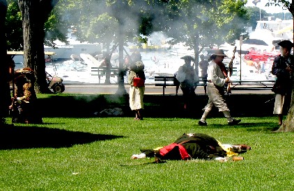 M.A. d'Dogge down, pirates fire