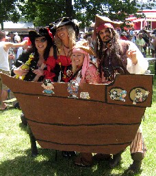 The Sparrow group in the Cardboard Scooter