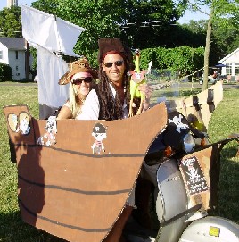 Katelyn and Patterson's scooter