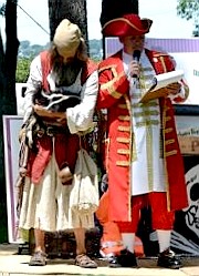 Billie pets his skunk