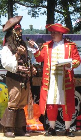Capt. Jack in the Costume Contest