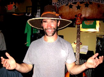 Jimmy Bastard in the Patrick Hand Hat