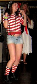 Stripey Girl dancing