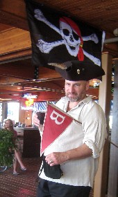 Bryan with his Flag