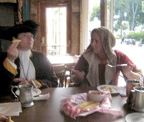 Mary and Cheeky at Pasquales