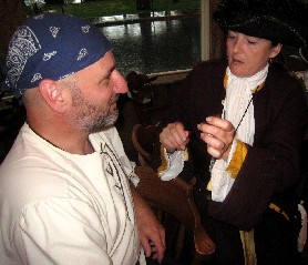 Mary Tying Bryan's Collar 1