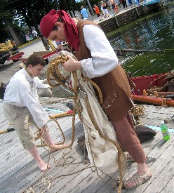 Mission and Marcus Untangle Ropes