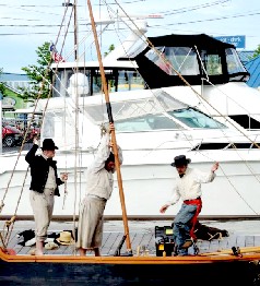 Raising the Persephone's Mast