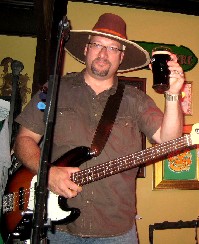 The Bass Player with the Patrick Hand Hat