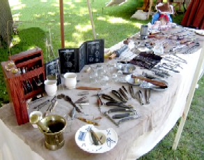 The Contents of the Surgical Table