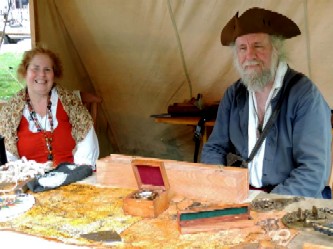 Jennie and Mark Gist at their Table