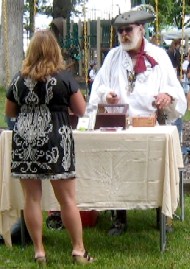 Richard With a Customer