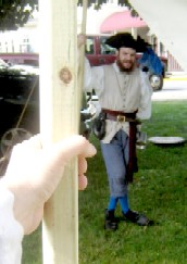 Michael Setting Up Dan's Fly Tent