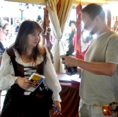 Trish With Customer in Shananigens