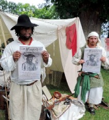 Ed and Vince Holding Blackbeard Posters
