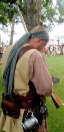 Dave Checking His Rifle in Battle