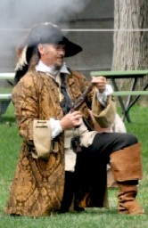 Shannon Prepares to Fire His Pistol