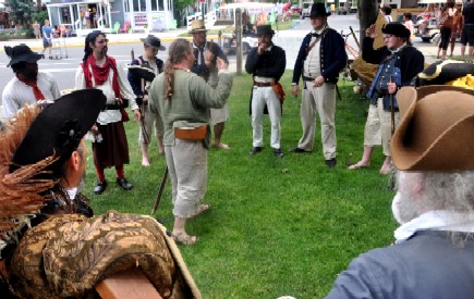 Michael Explaining the Battle