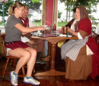 Petra Sitting at the Kid's Table
