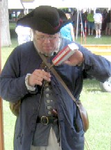 Jay Standing and Loading Cartidge