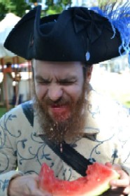 Michael Eating Watermelon 1