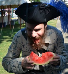 Michael Colossimo Eating Watermelon