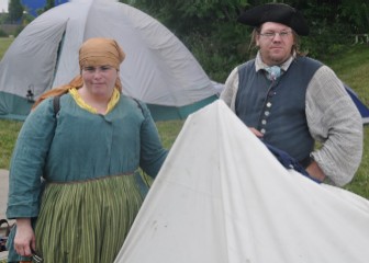 Maggie and Jay with Their Tent
