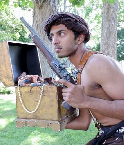 Abhik Taking the Treasure