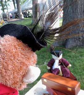 Flapjack Eyes Mary Bear at Her Table 1