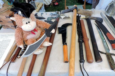 Flapjack at the Weapons Table