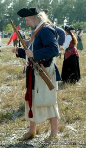 Mark Gist reloading his weapon